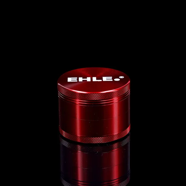 ehle-aluminium-grinder-63mm-rot-4-teilig-mit-pollensieb image 1