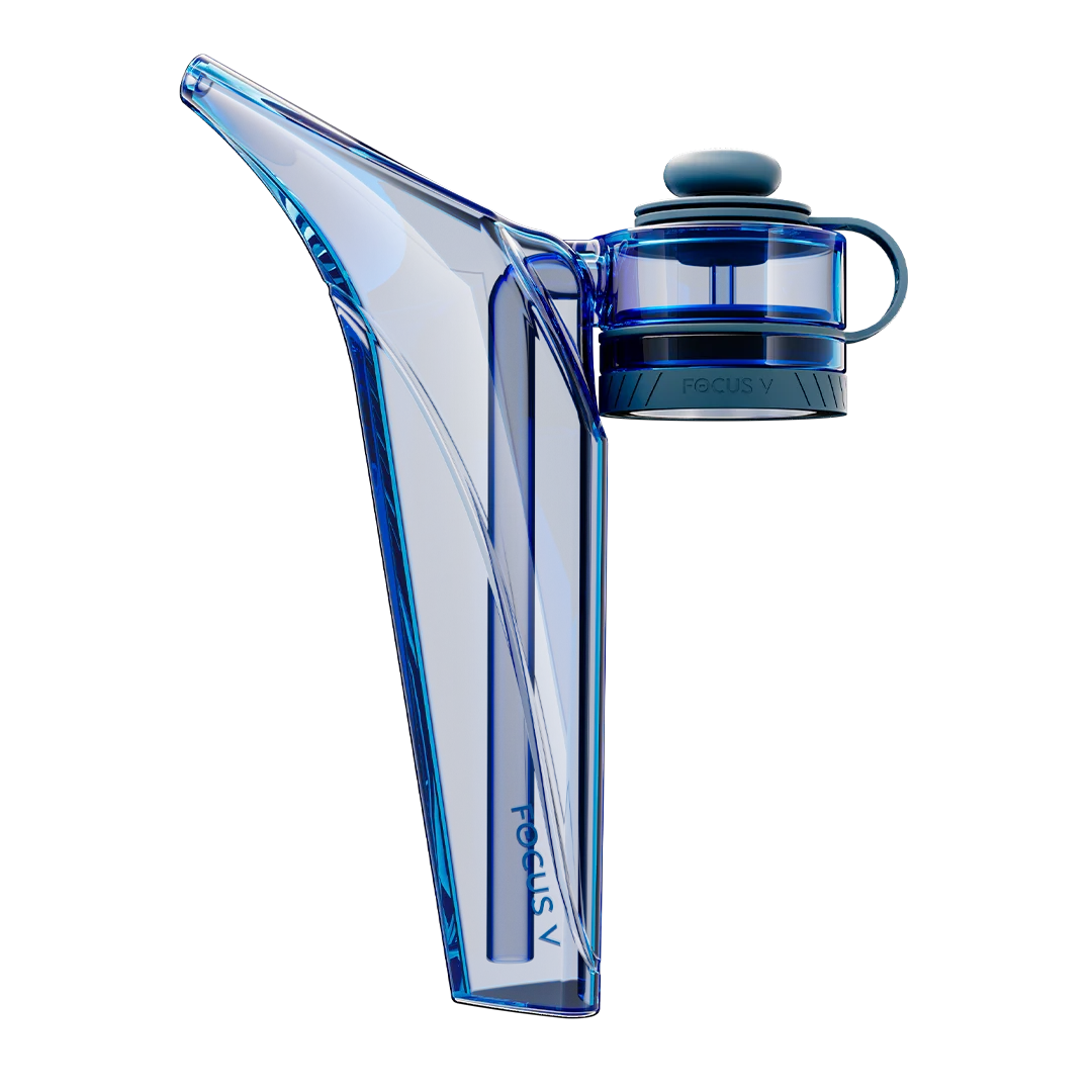 focus-v-aeris-bubbler-blue-glas-bubbler-mit-swivel image 1