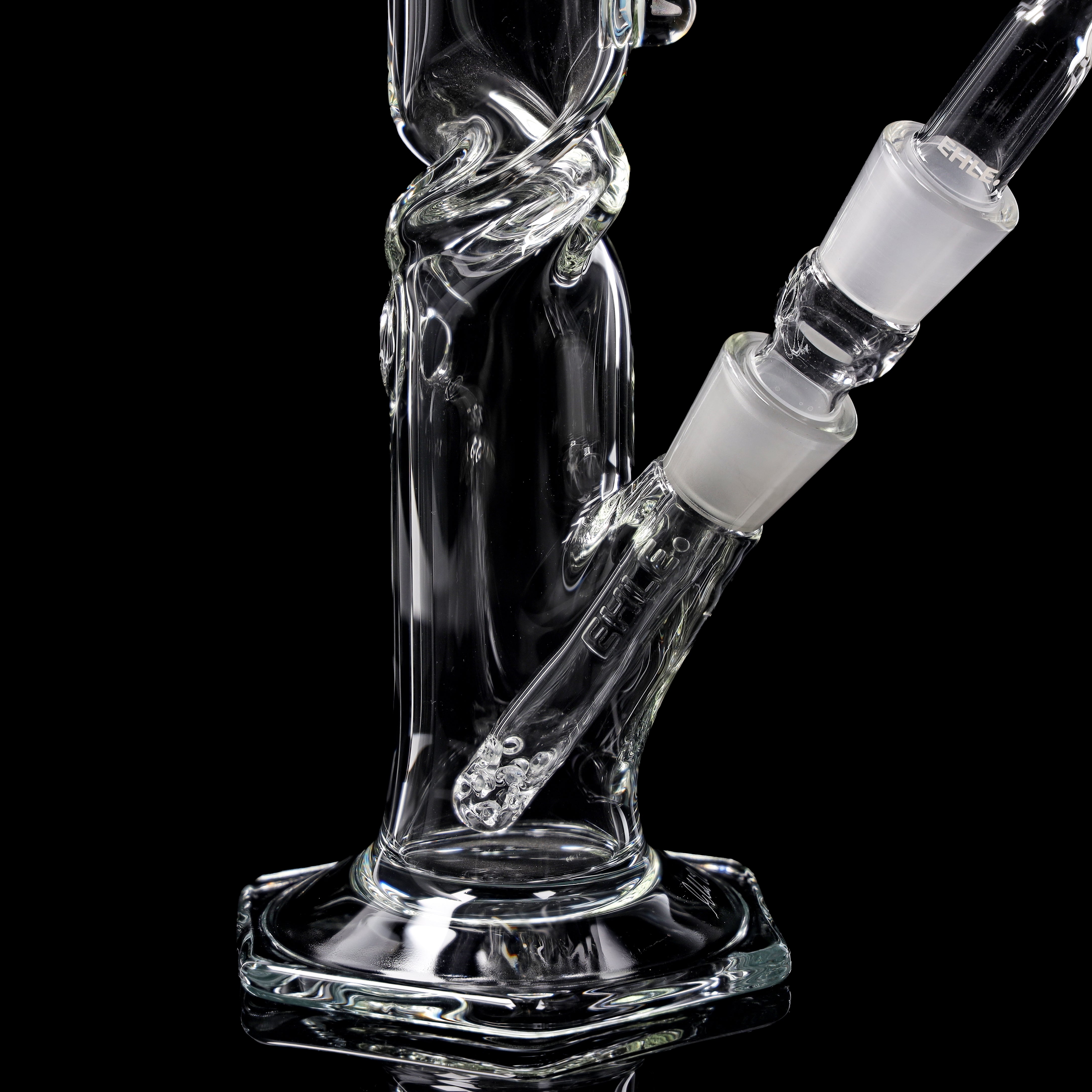 ehle-twister-bong-38-cm-5-mm-6-kantfu-ns-18-8 image 3