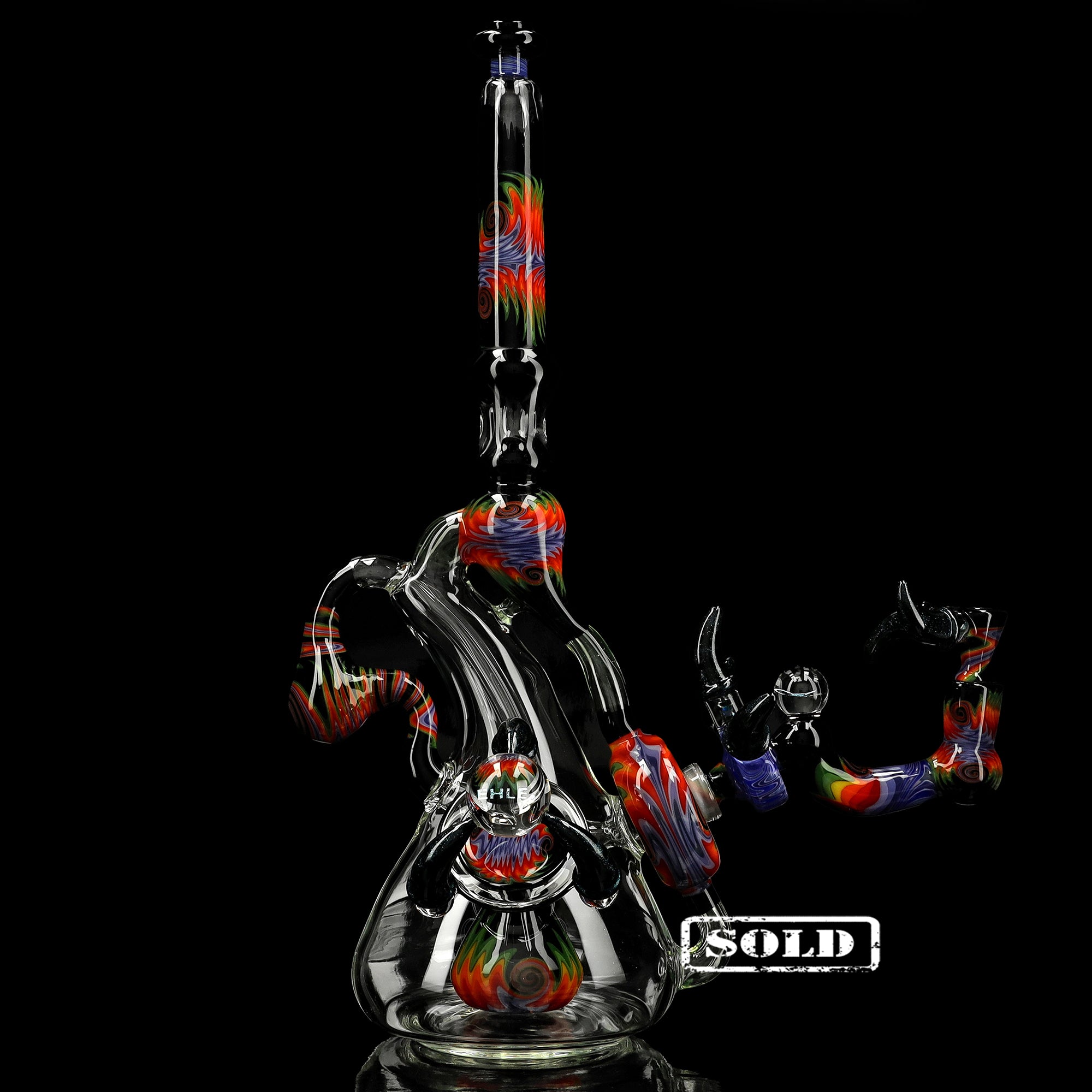 ehle-best-of-2022-januar-glowing-black-rainbow-bong-sold-sammler-unikat image 1