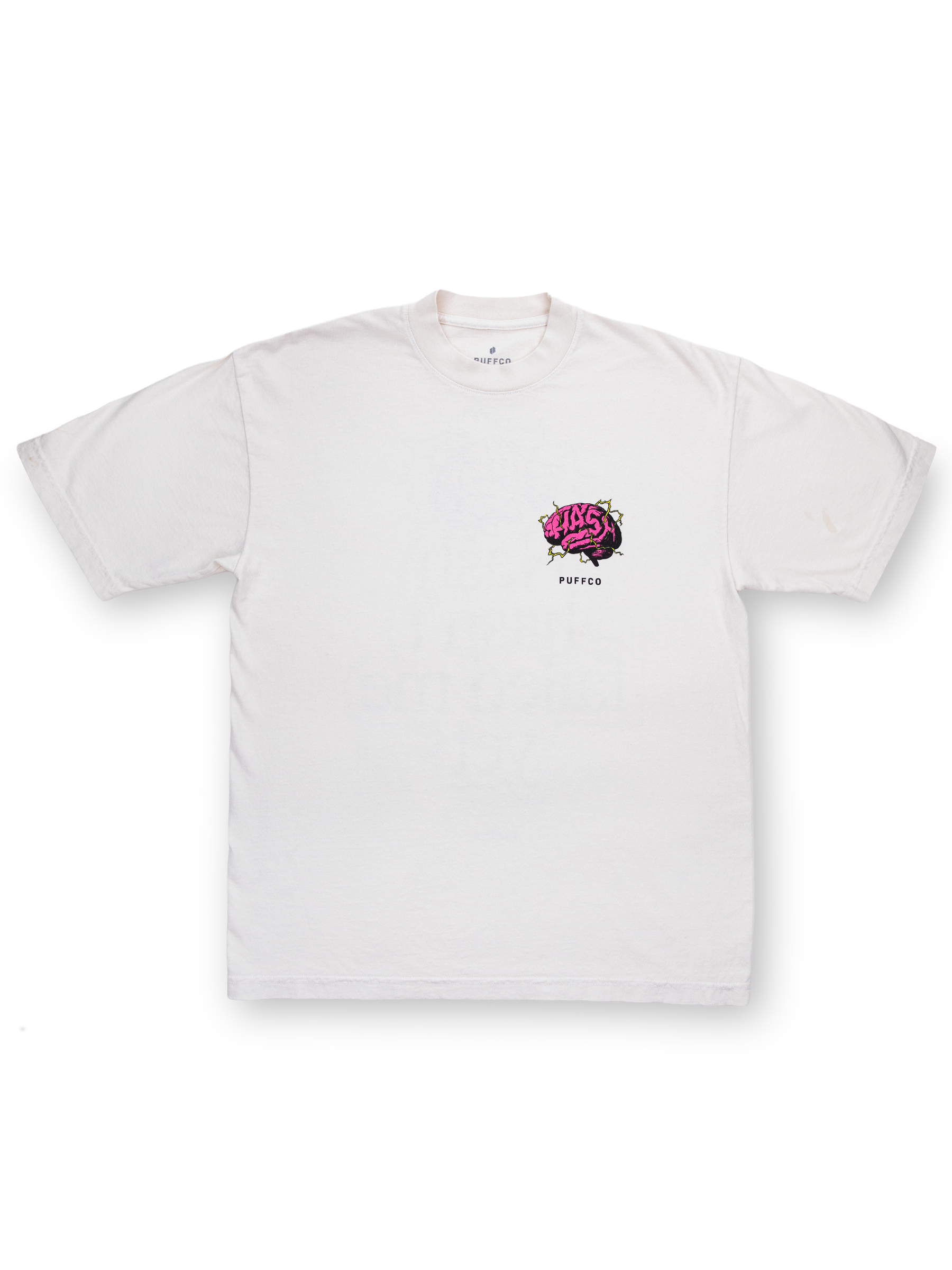 puffco-brain-hash-tee-creme-unisex-shirt-100-baumwolle image 1