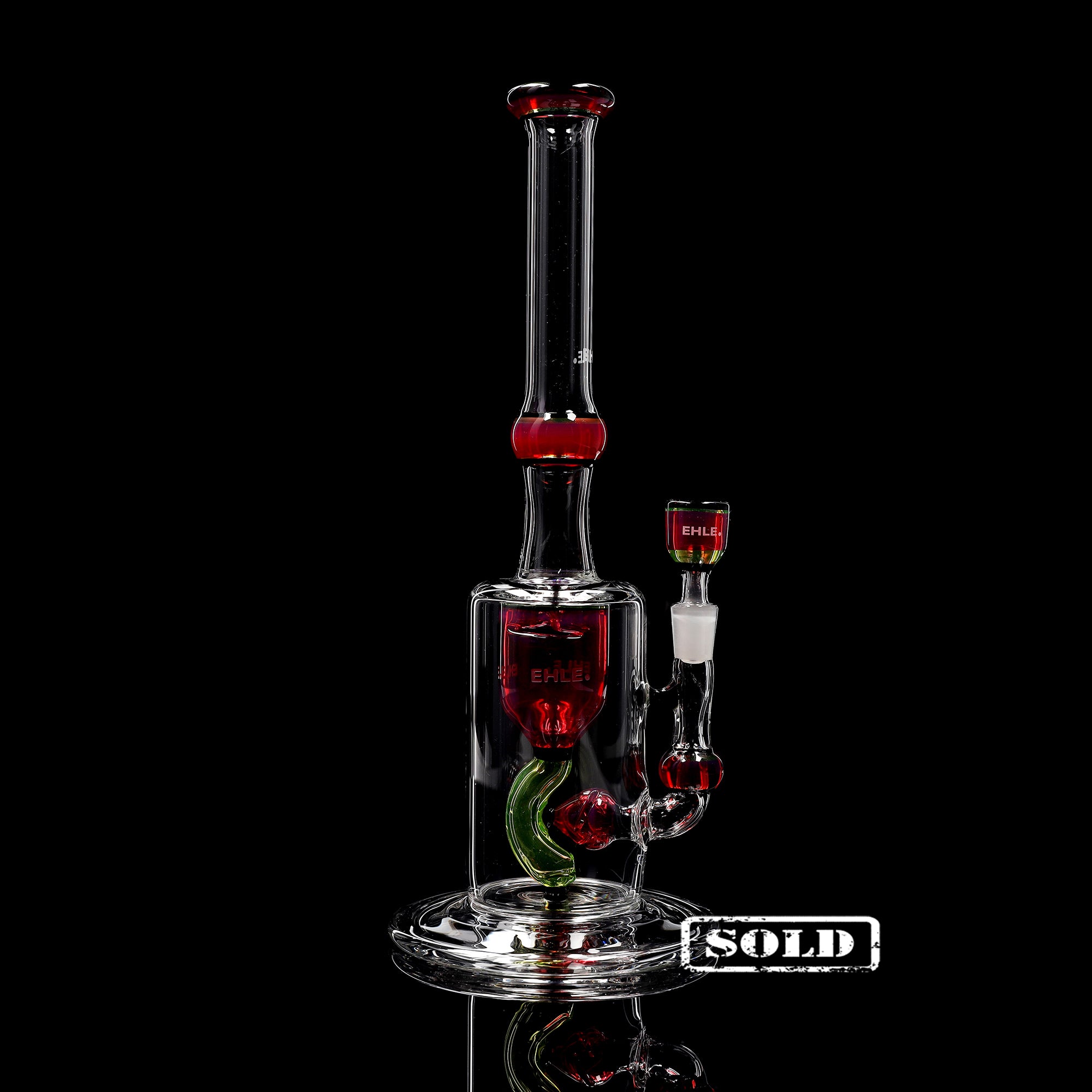 ehle-best-of-2024-juli-magenta-recycler-bong-27cm-ns10 image 2