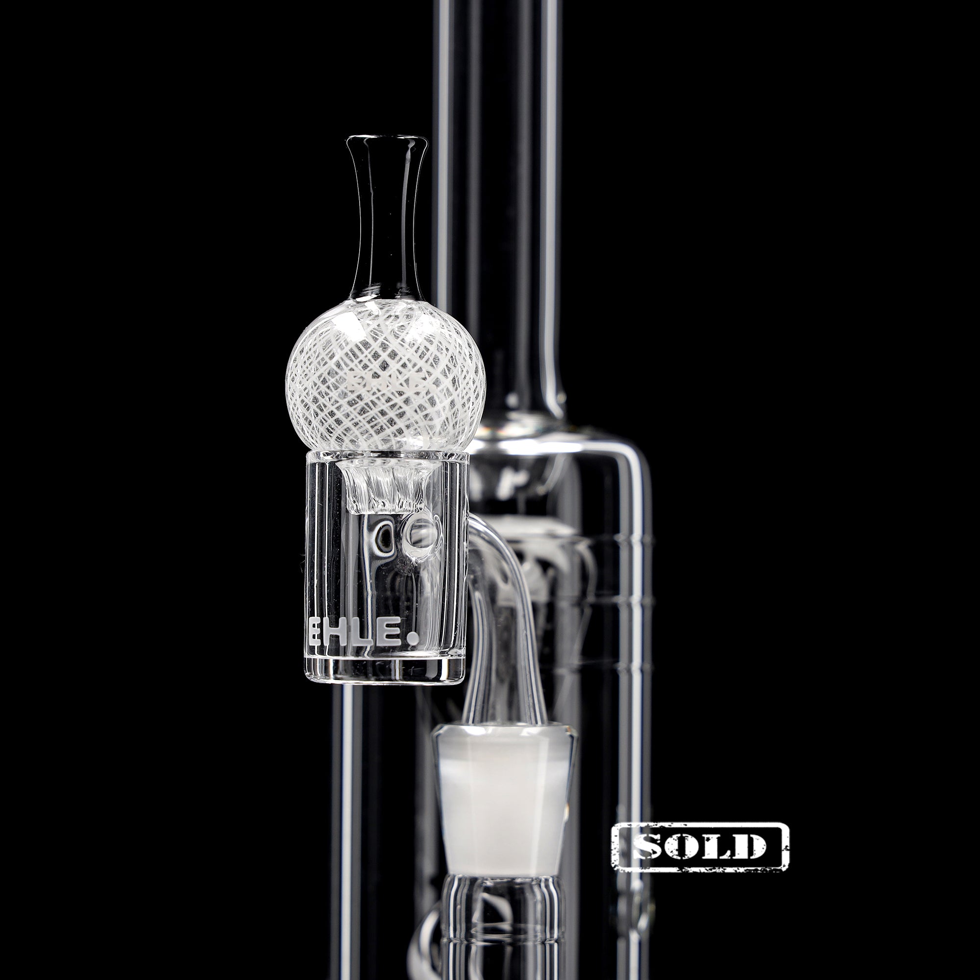 ehle-best-of-2024-august-bottle-perc-black-white-bong-ns14-5mm image 4