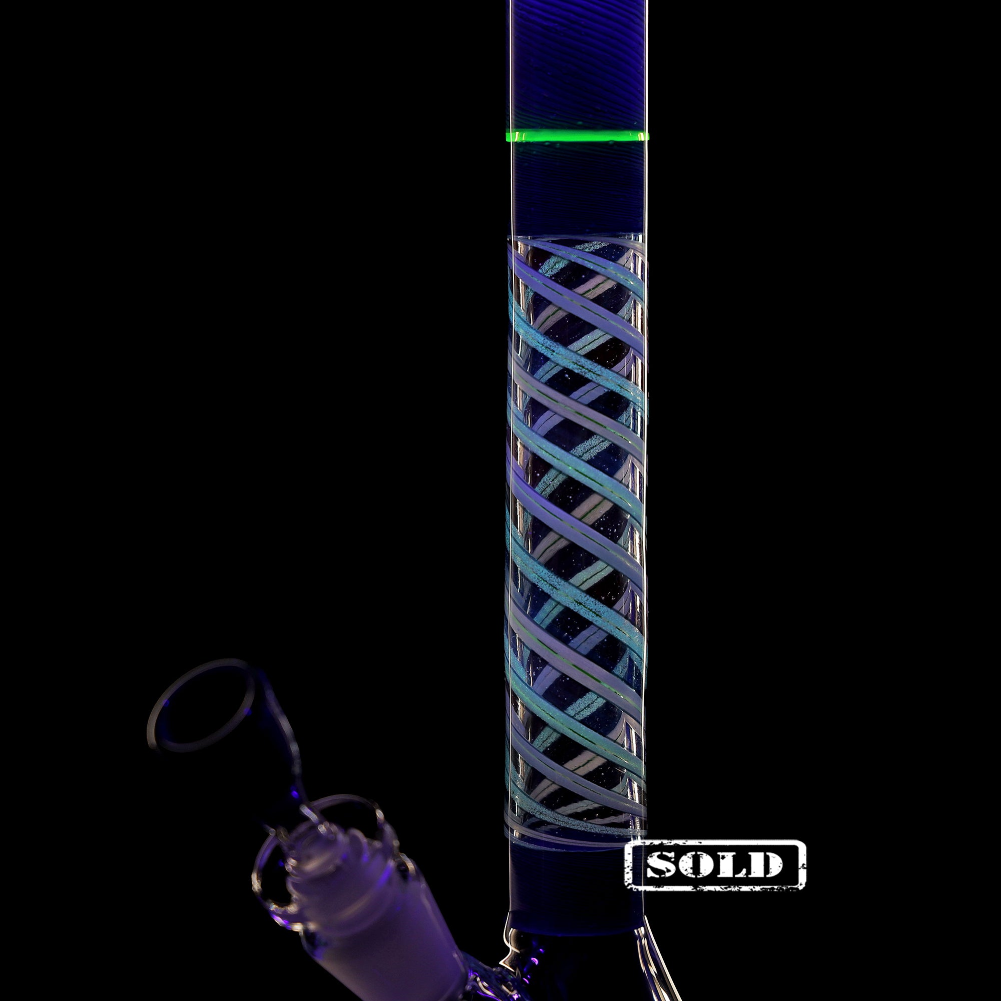 ehle-x-mah-agate-cyclone-mini-beaker-collab-bong image 8