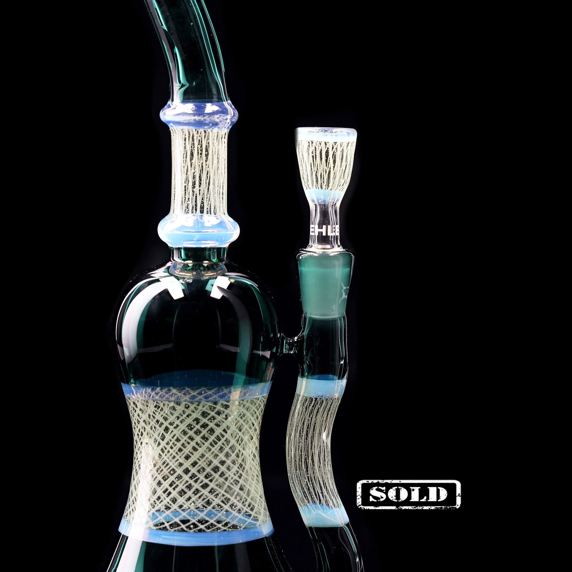 ehle-best-of-2024-juni-malachit-bubbler-ns10-mit-kopf-banger image 3
