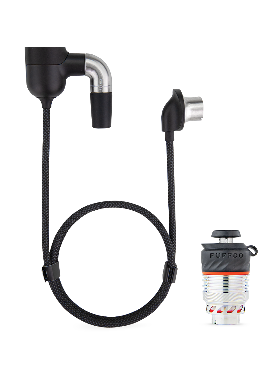 puffco-peak-pro-link-3dxl-chamber-set-silber-glas-adapter-bundle image 1
