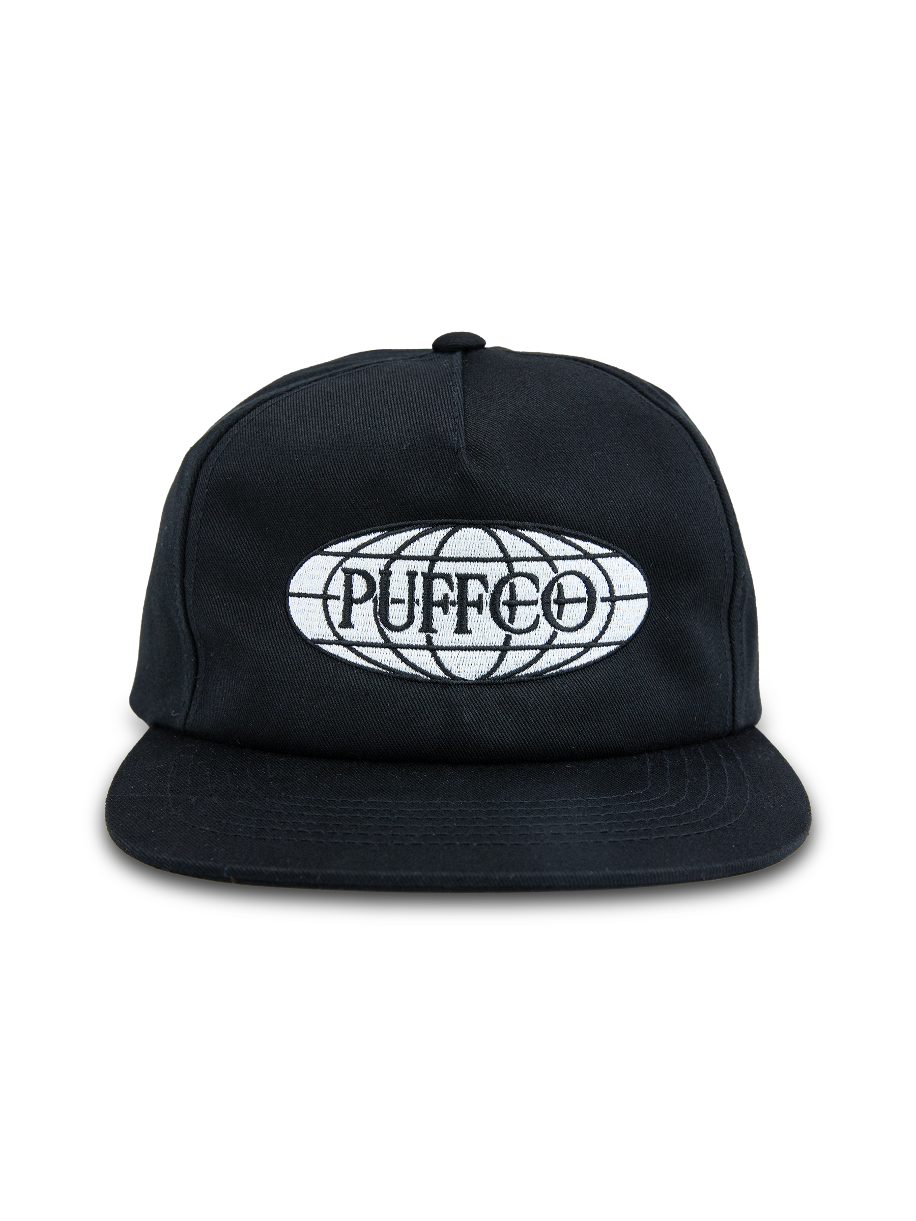 puffco-globe-hat-5-panel-snapback-cap-schwarz image 1