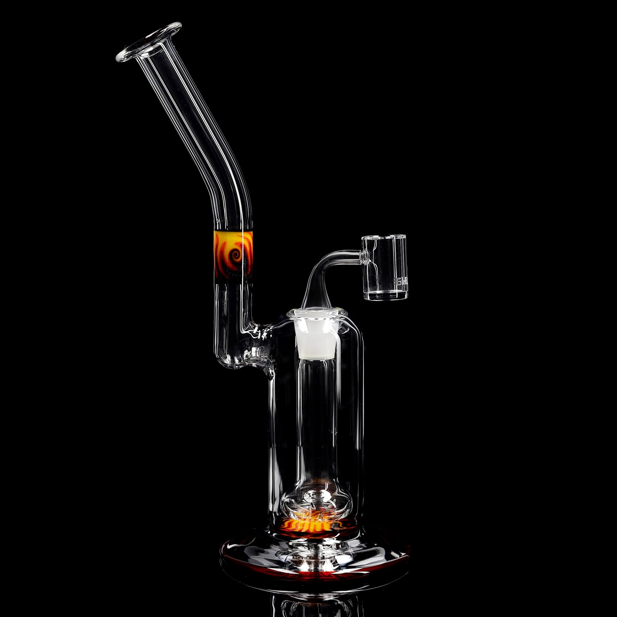 ehle-oil-rig-orange-flash-mit-quartz-banger image 1
