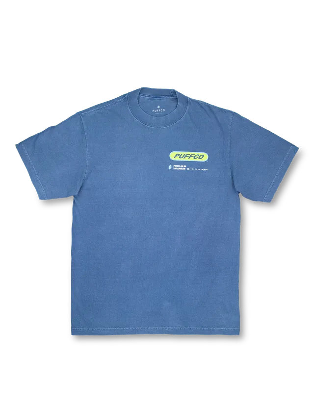 puffco-higher-tech-tee-t-shirt-vintage-blue-oversized image 1