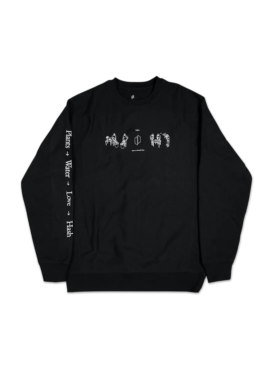 puffco-water-hash-sweater-crewneck-sweatshirt image 1