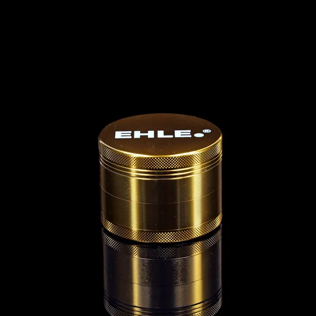 ehle-aluminium-grinder-63-mm-gold-4-teilig-mit-pollensieb image 1