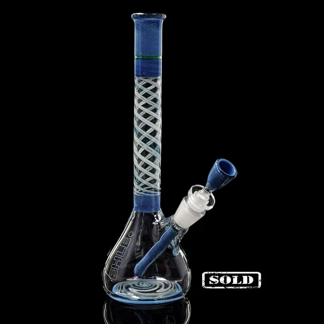 ehle-x-mah-agate-cyclone-mini-beaker-collab-bong image 1