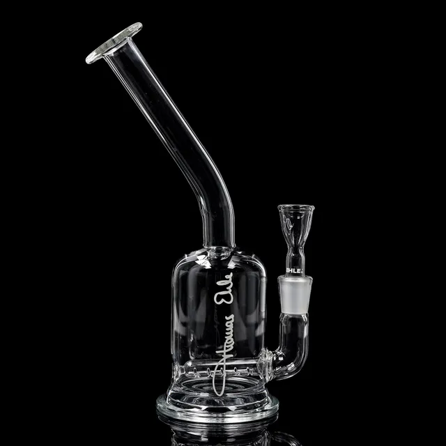 ehle-quergelegt-ns-14-glas-pfeife-10-cm-mit-thomas-ehle-logo image 1